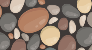 illustration of stones